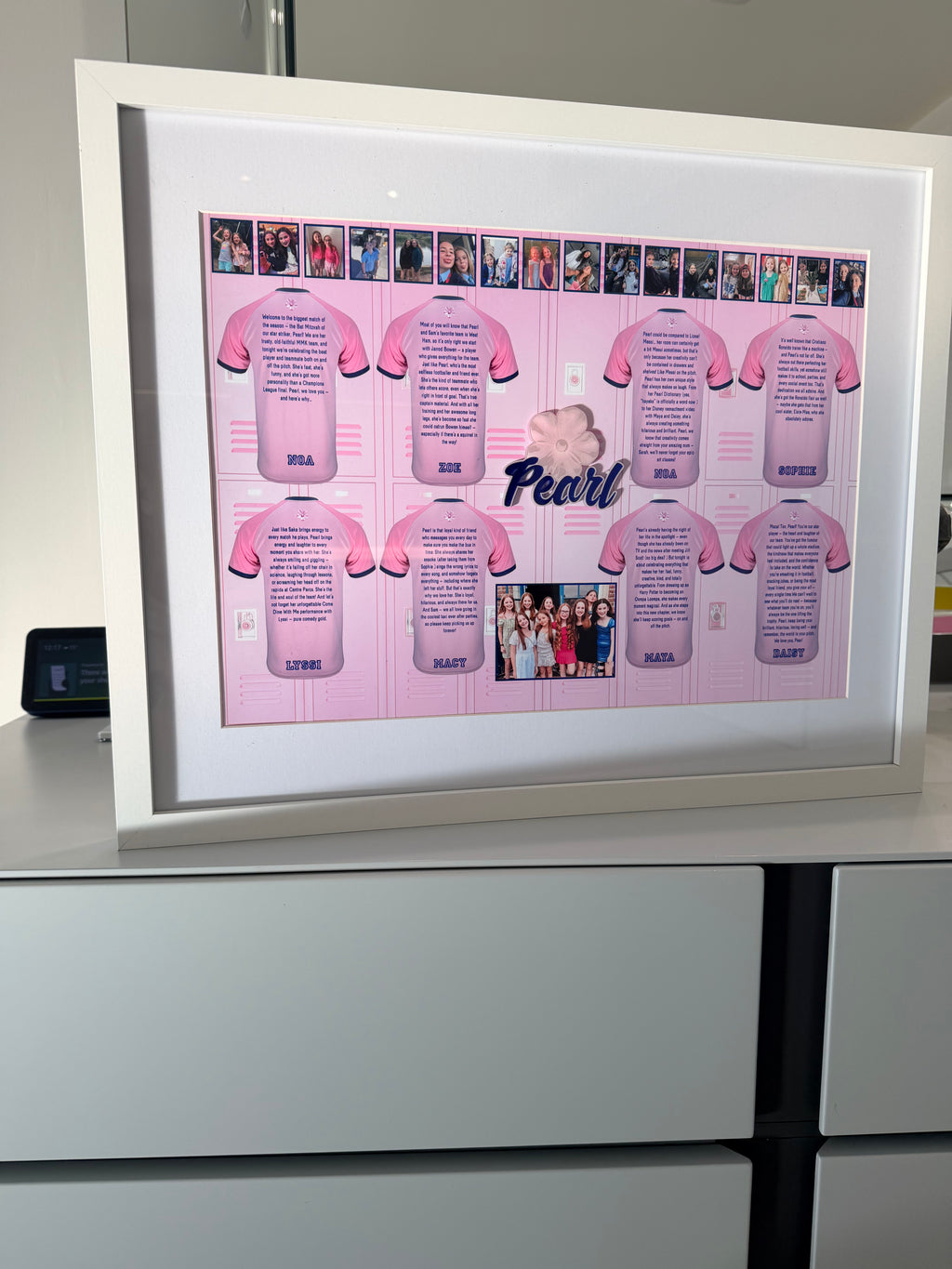 Framed Speech Gift with Photos