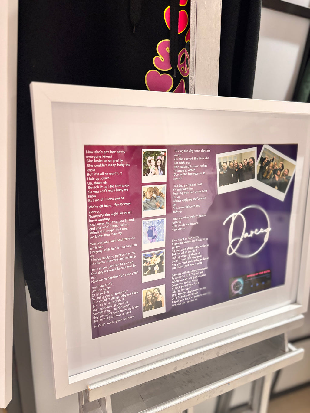 Framed Speech Gift with Photos