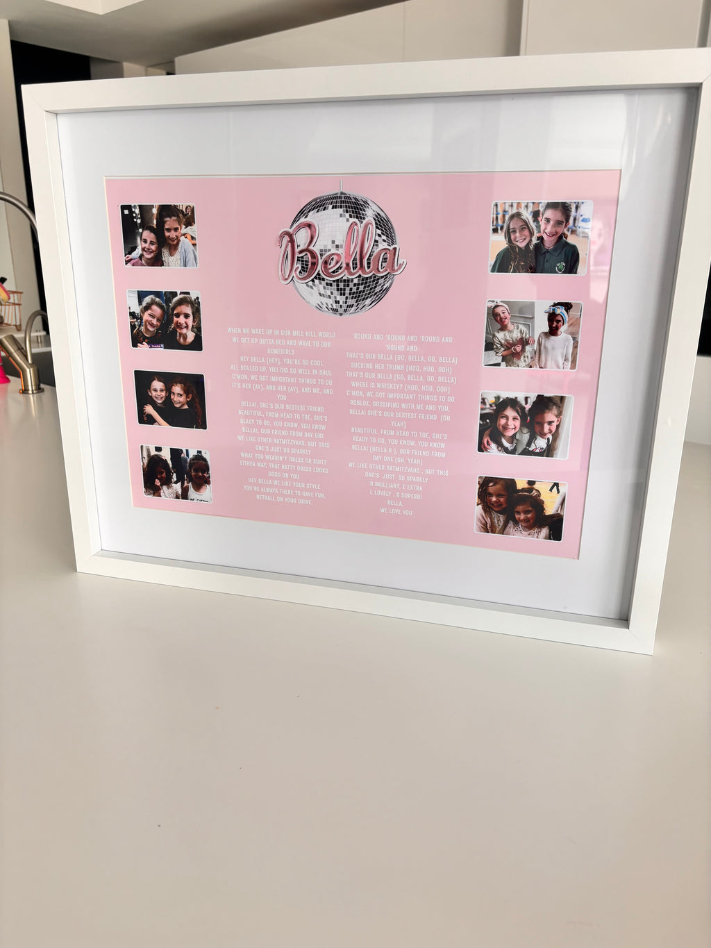 Framed Speech Gift with Photos