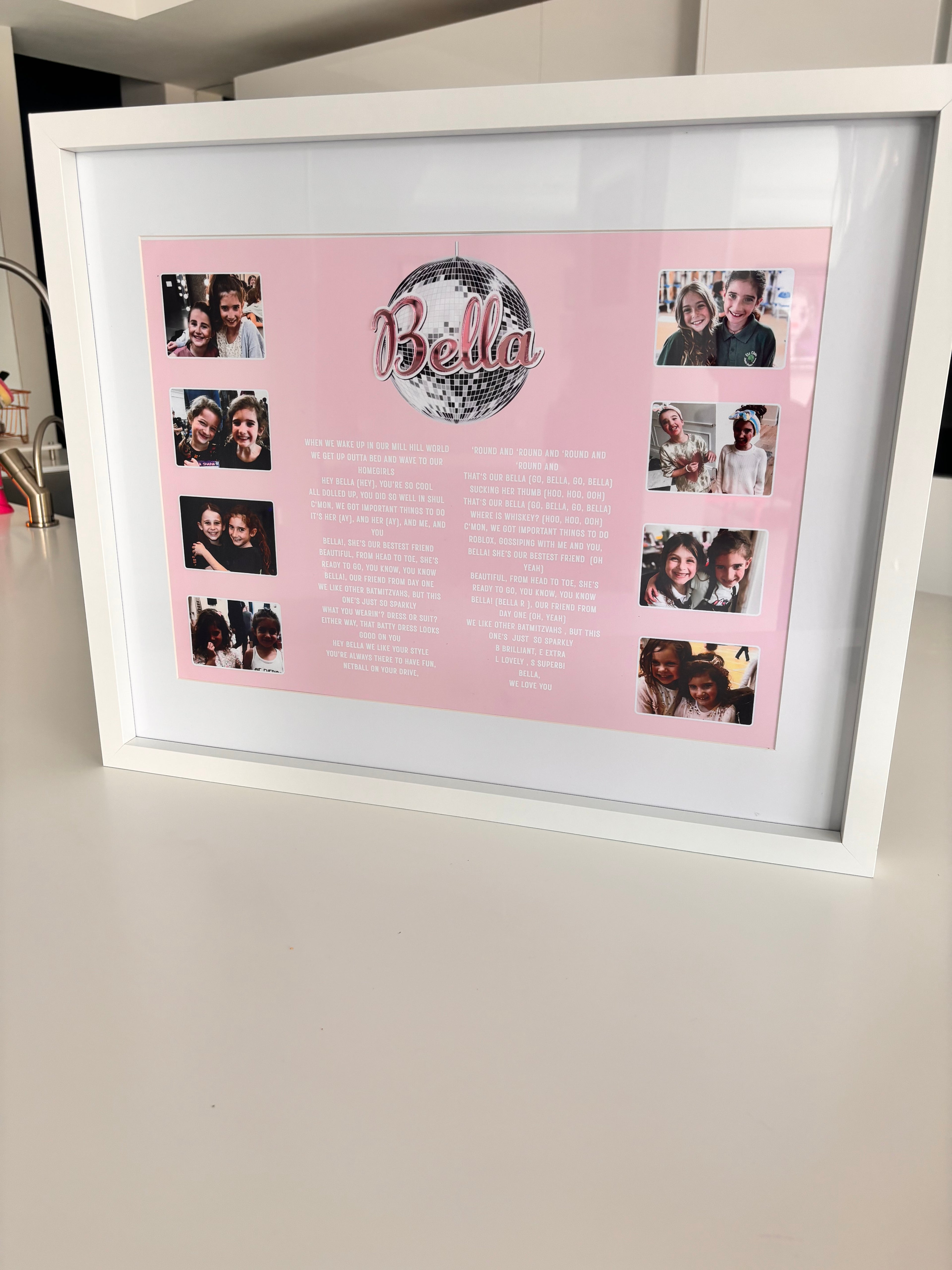 Framed Speech Gift with Photos