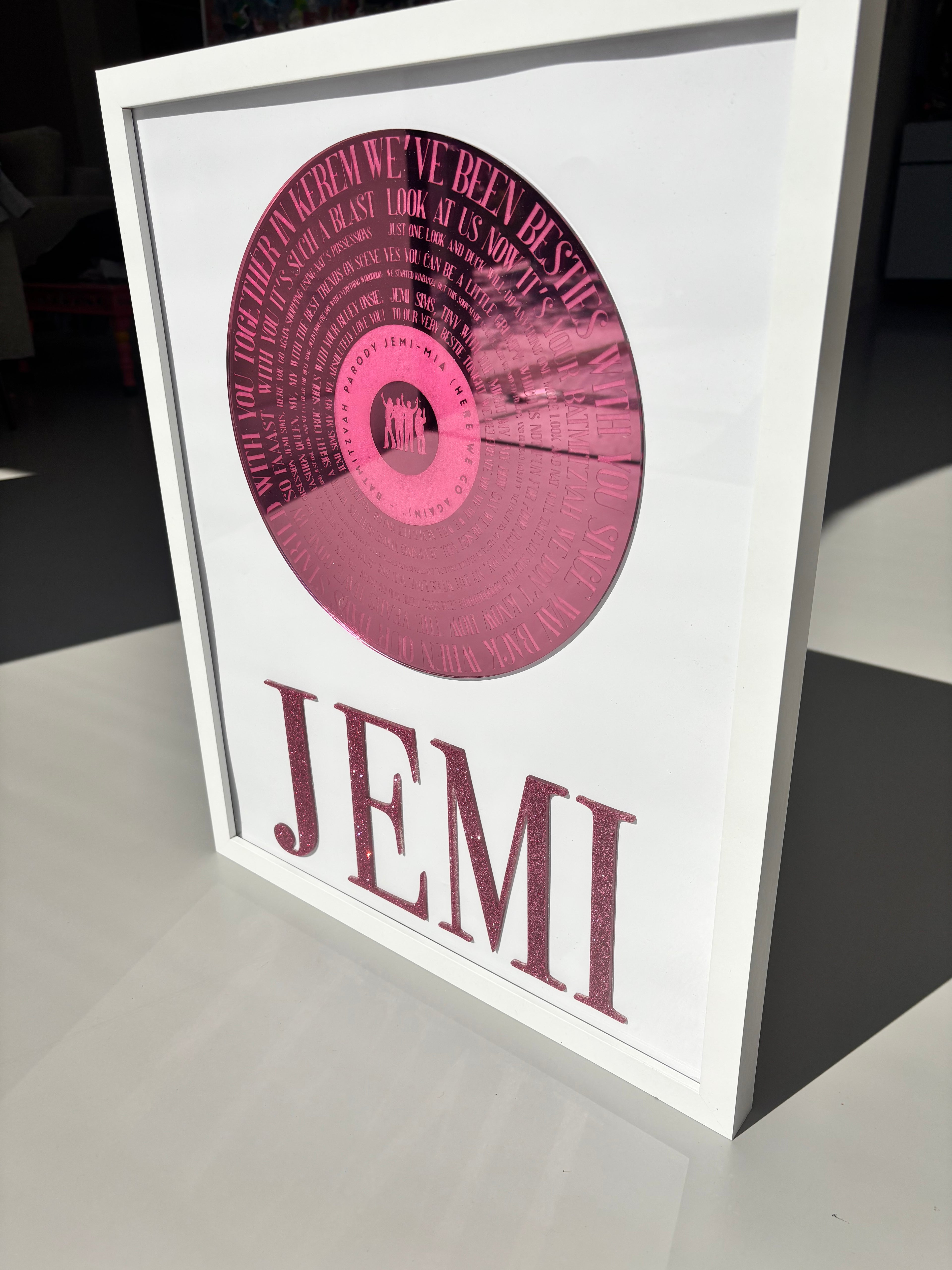 Song and Speech Acrylic Frame