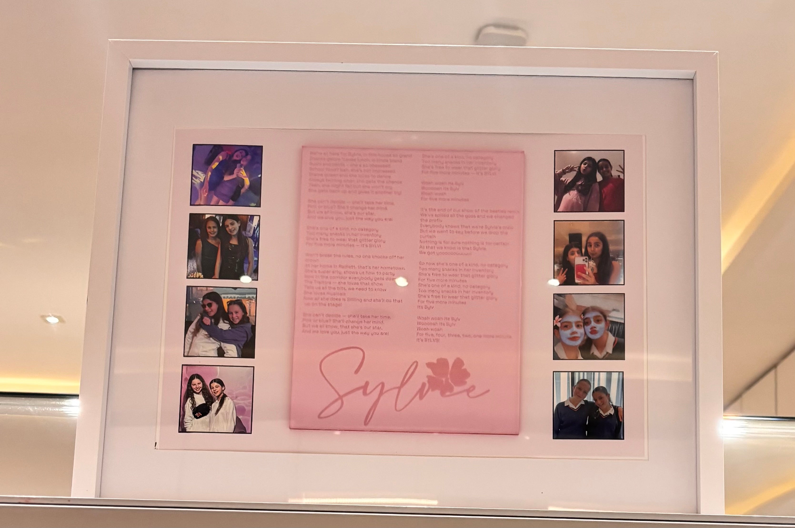 Song and Speech Acrylic Frame