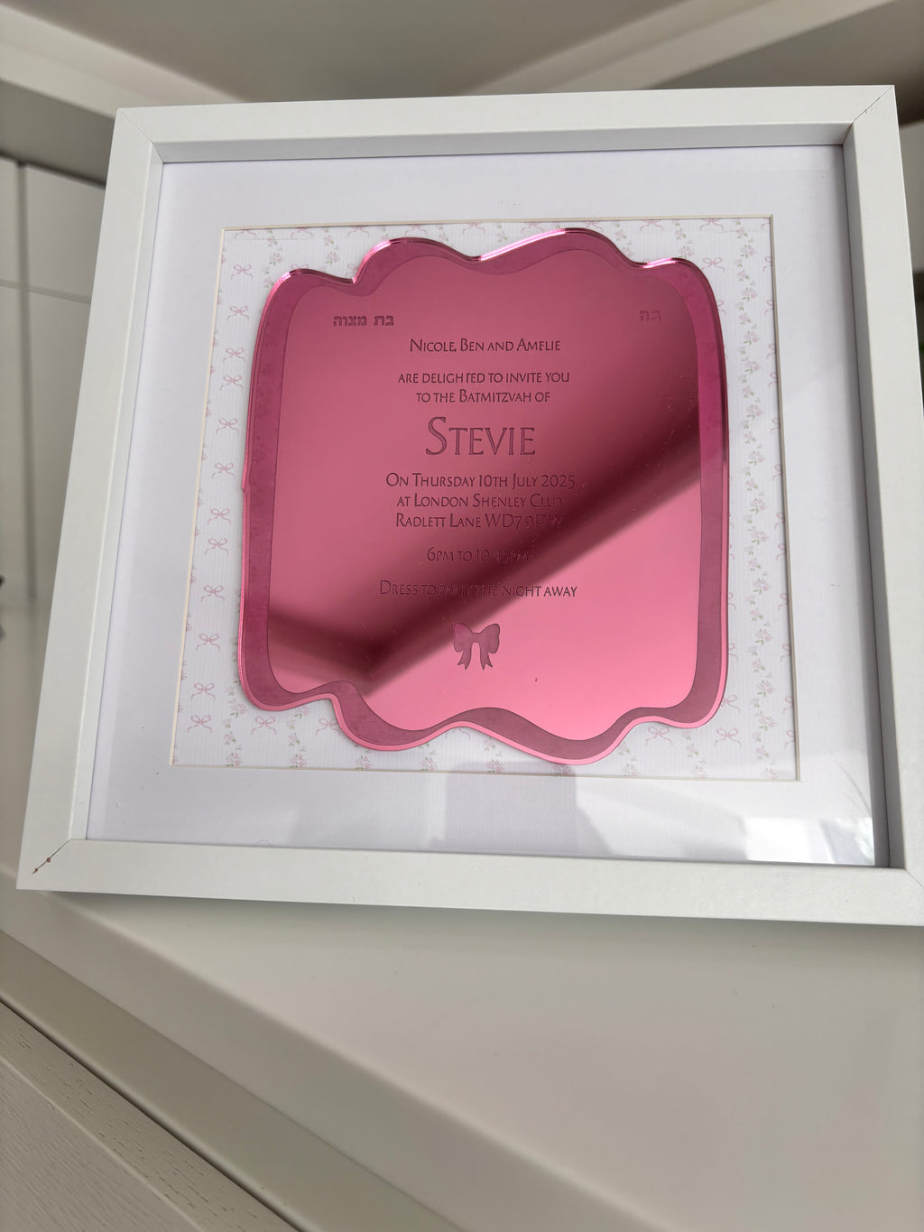 Song and Speech Acrylic Frame