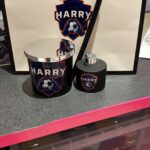 Personalised 'Harry' candle and diffuser set.